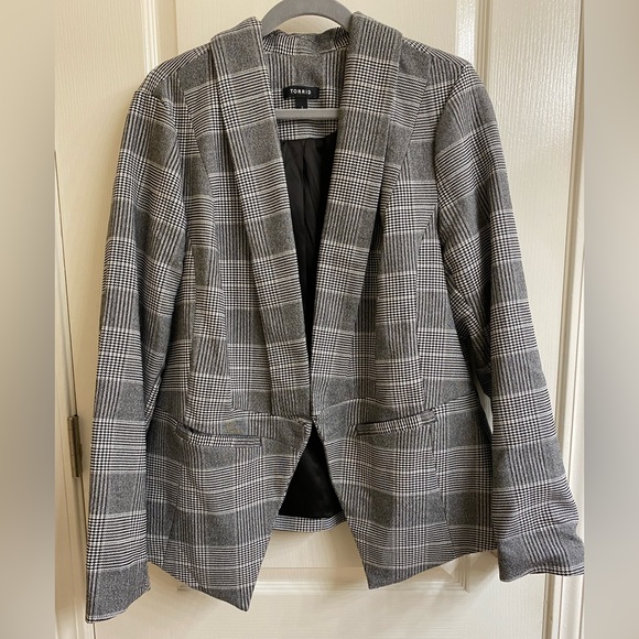 Torrid plaid blazer size 2 - Picture 1 of 3